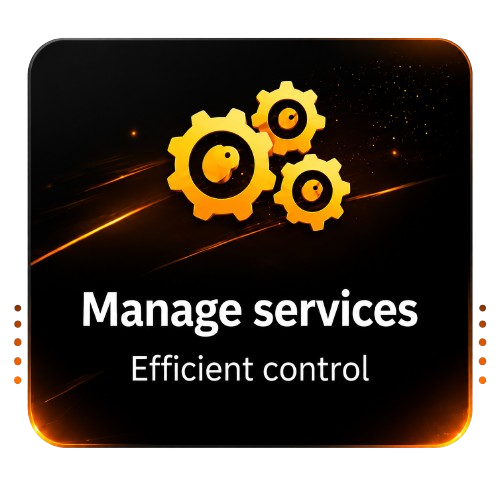 Manage services